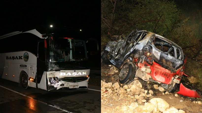 Tokat'ta yolcu otobüsü ile otomobil çarpıştı: Ölü ve yaralılar var