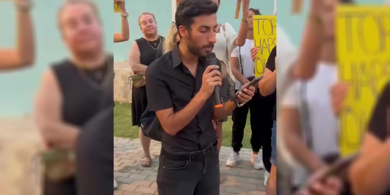 Bergama’da yaşanan köpek katliamı protesto edildi