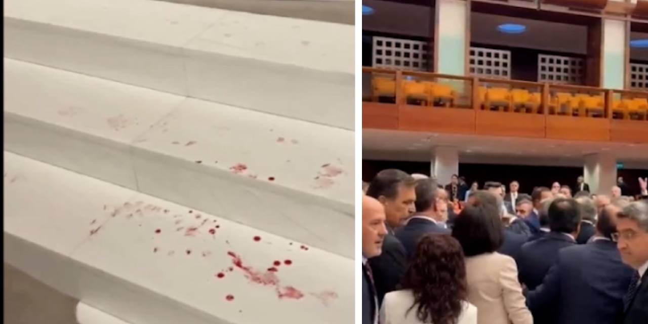 AKP'li Meclis İdare Amiri Alpay Özalan, Şık'ın ardından Meclis Başkanvekili Gülistan Koçyiğit'e yumruk attı