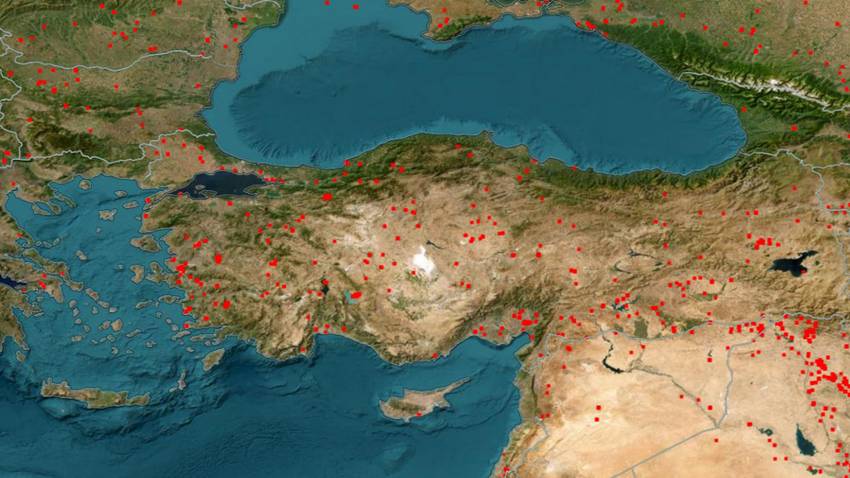 NASA verilerine göre İzmir, Manisa ve Bolu'da 5 bin 19 hektar alan yangından etkilendi