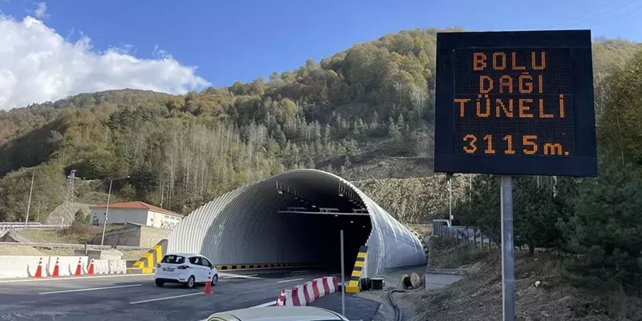 Bakanlık açıkladı: Bugün bu araçların Bolu Tüneli'nin Ankara istikametini kullanımı sınırlı olacak!