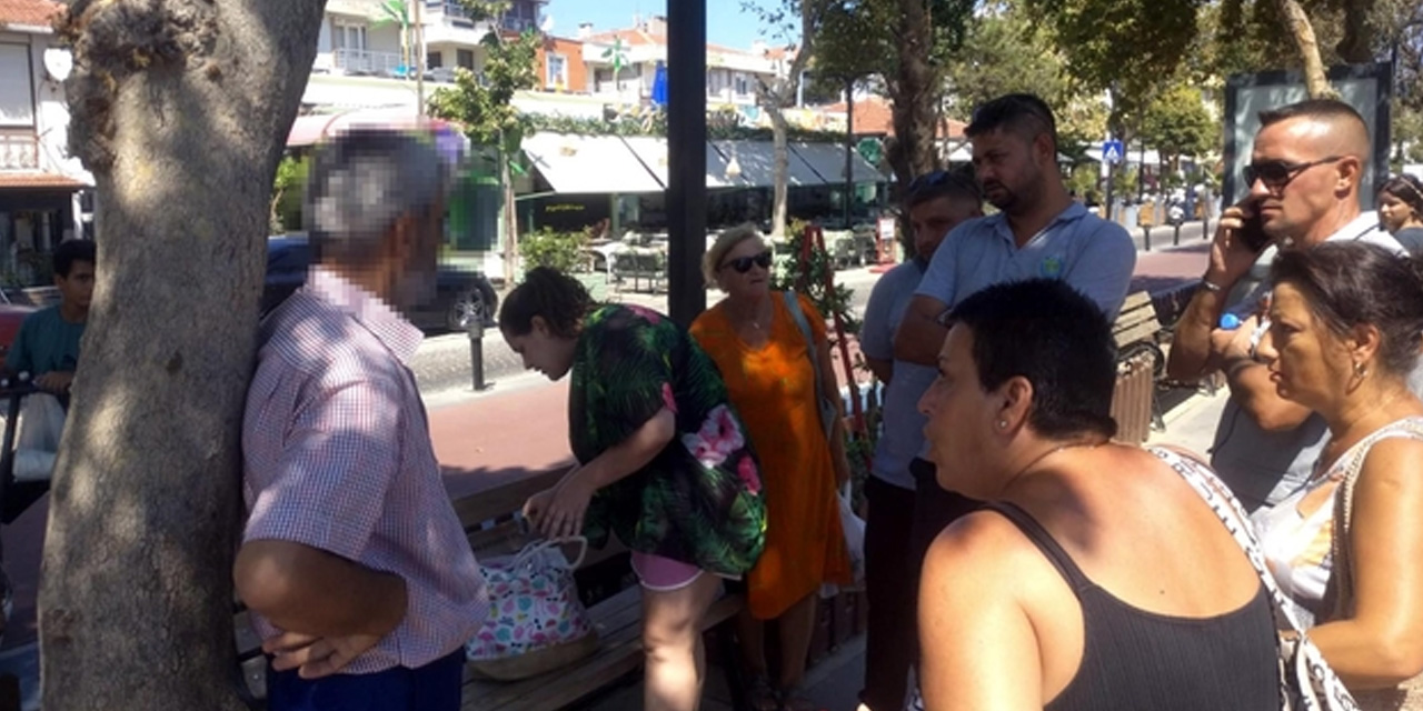 Plajda kadınları cep telefonuyla görüntüleyen şüpheli gözaltına alındı