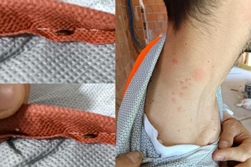 İşçiler kurtlu yemekleri protesto etmişti: Geceleri de tahtakuruları nedeniyle uyuyamıyorlar