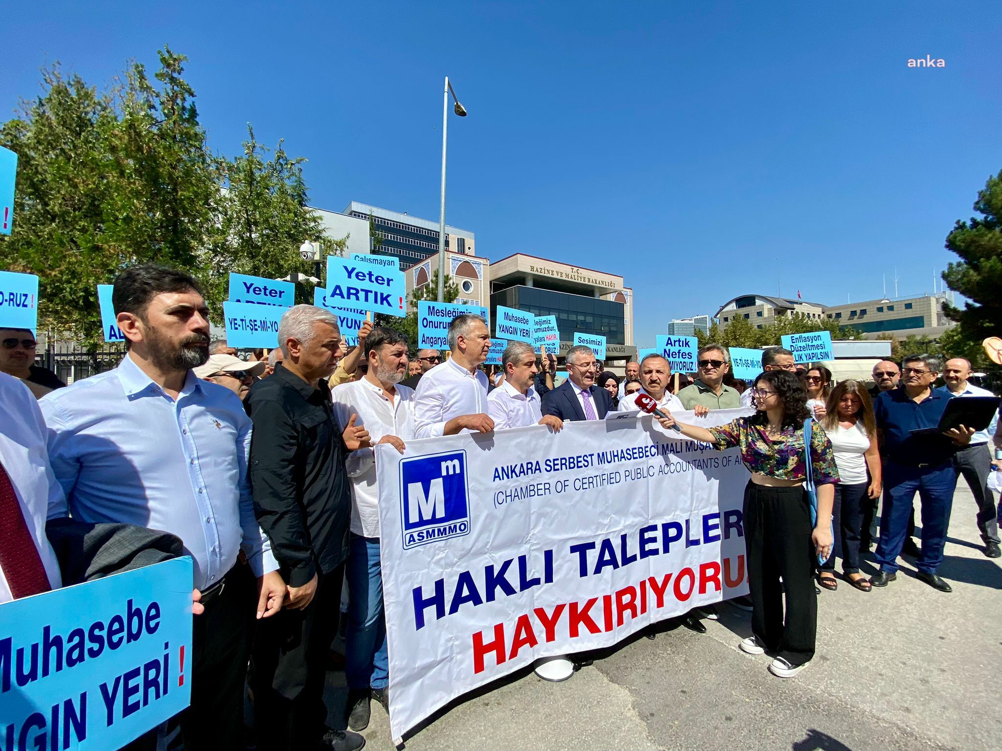 Çiftçiler, doktorlar ve öğretmenlerden sonra Mali Müşavirler de eylemde!