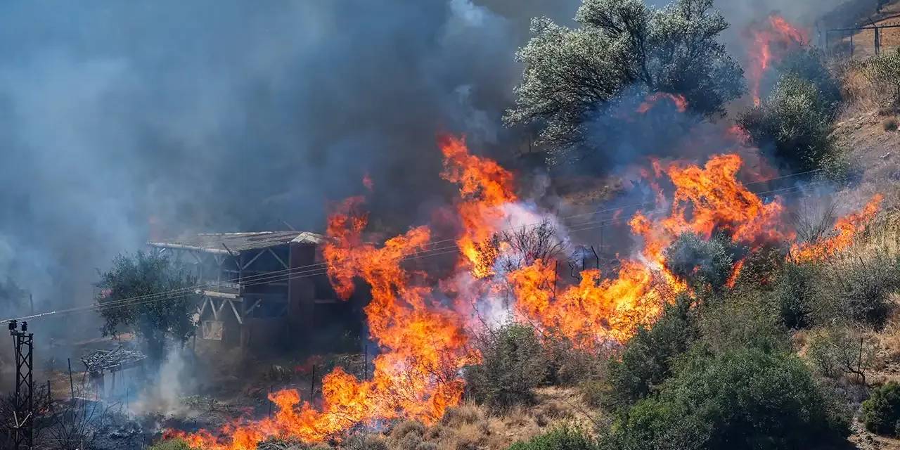 İzmir'deki orman yangınlarıyla ilgili 7 kişi gözaltına alındı