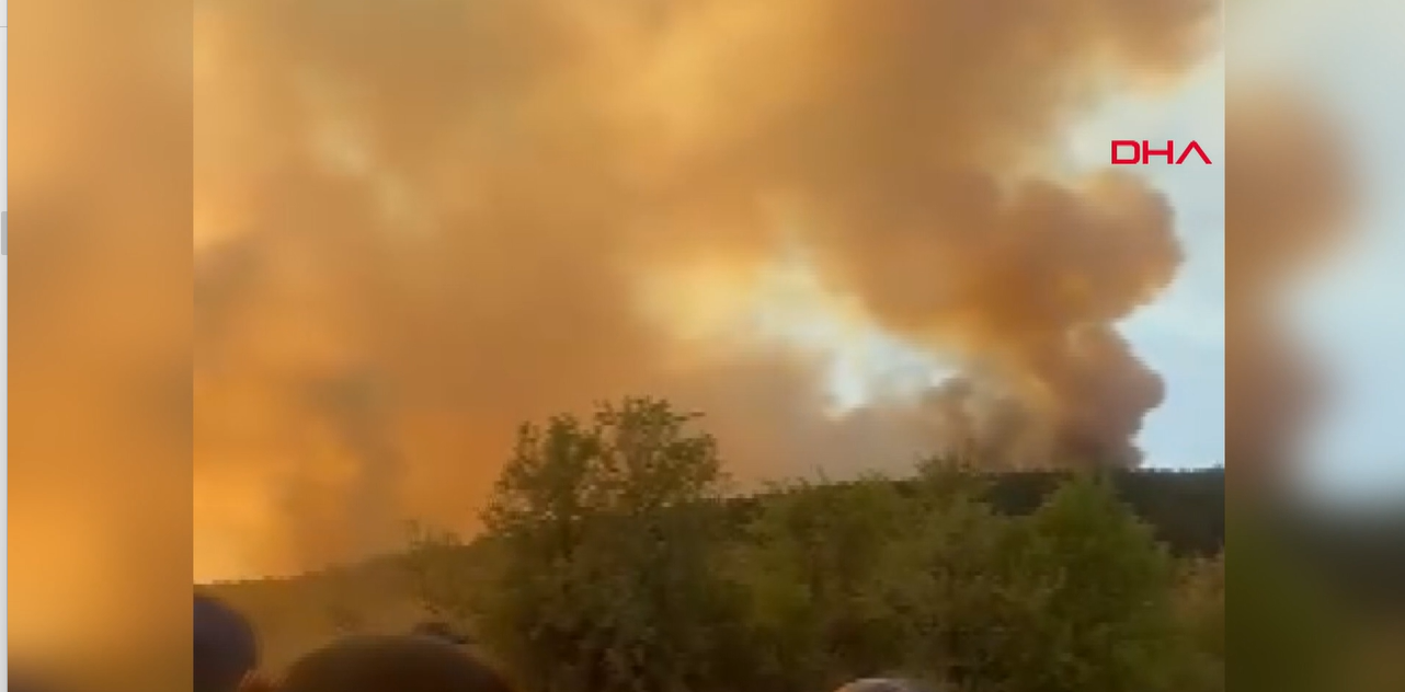 Çankırı’da orman yangını: 4 köy tahliye edildi