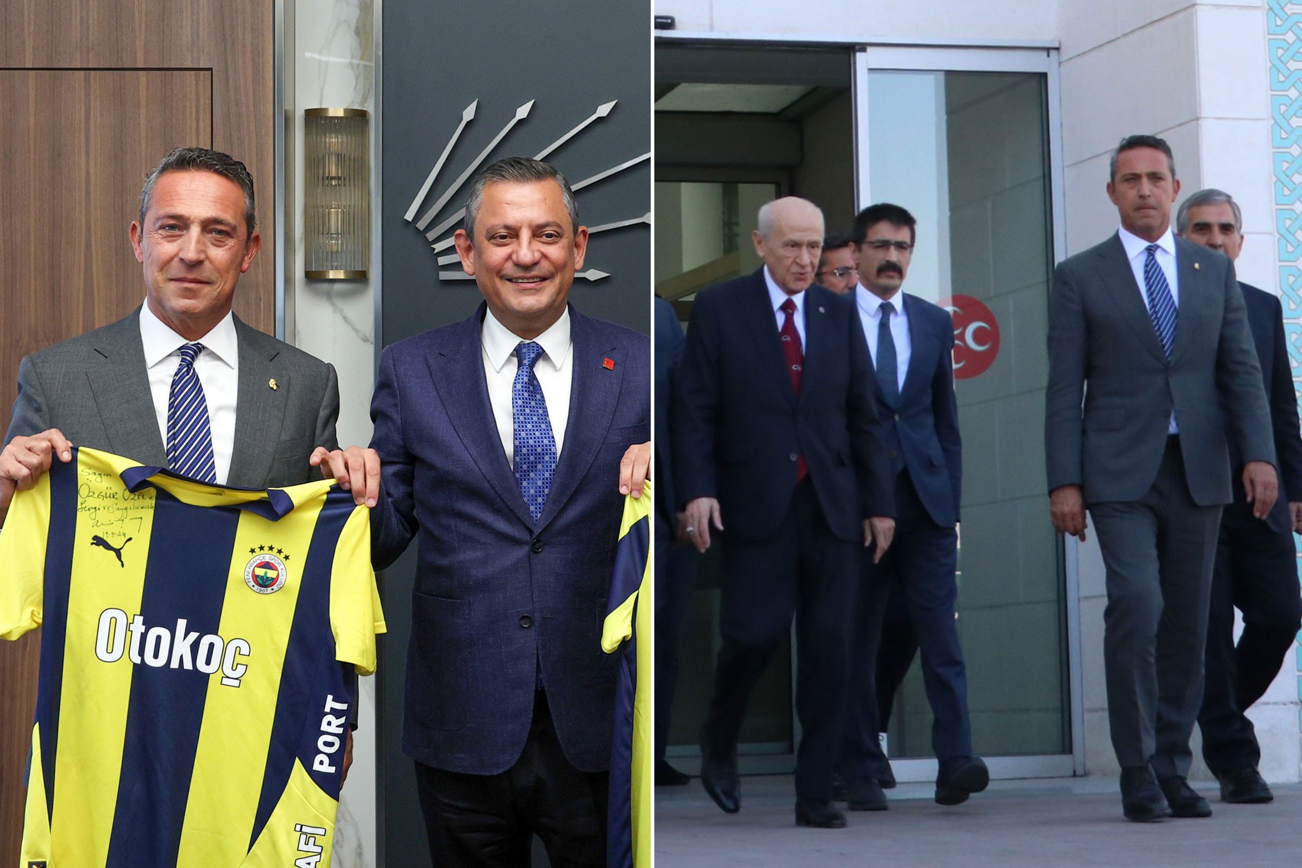 Fenerbahçe, Koç'un MHP ve CHP arasında 'ittifak aracılığı yaptığı' iddialarını yalanladı: Hadsizlik