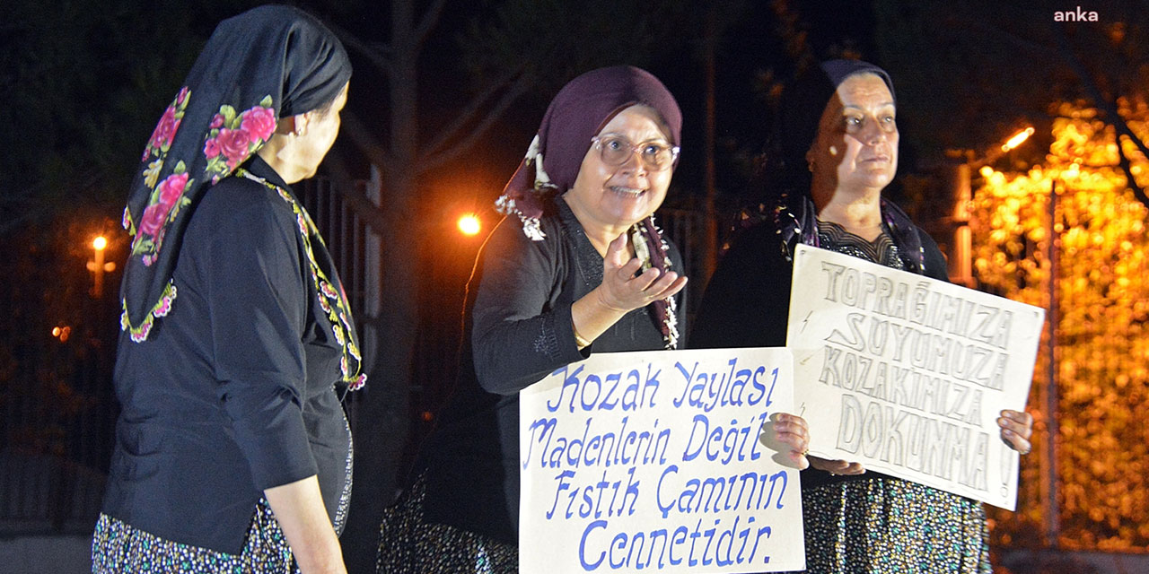 Beş tarım emekçisi kadın yörede kirleticilerle yaşanan mücadeleyi sahneledi