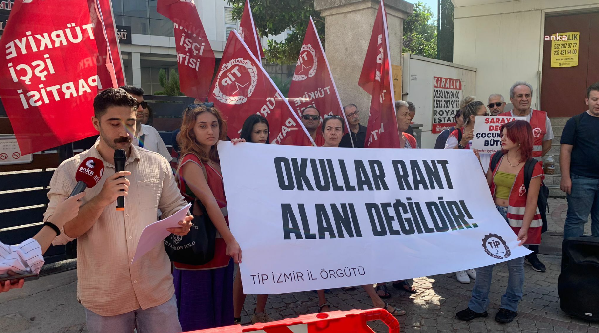 Okullarda ihale kararına TİP İzmir’den tepki: Okullar rant alanı değildir