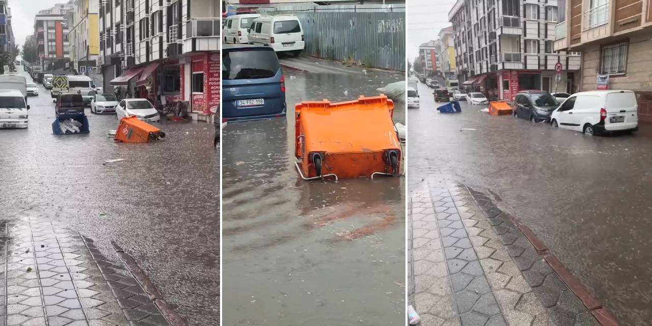 Meteoroloji uyarmıştı! İstanbul'da şiddetli yağış etkili oldu