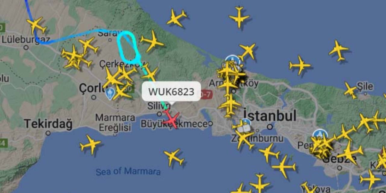 Uçaklar CB bulutları nedeniyle havada tur atıyor