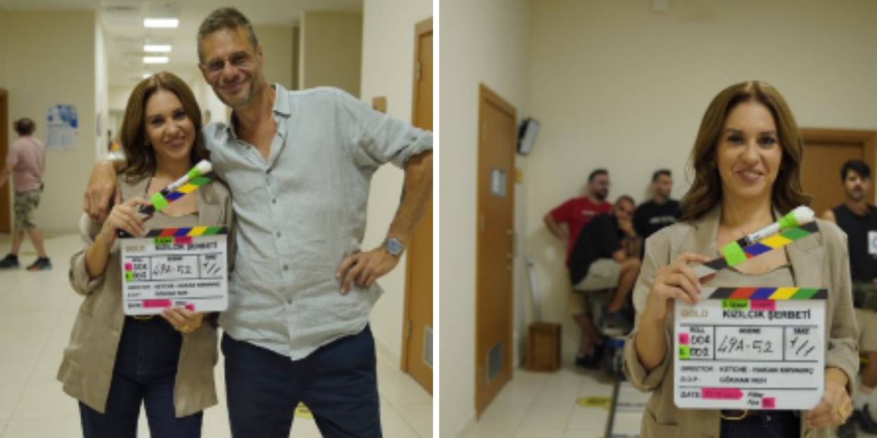 Setten ilk fotoğraf geldi: 'Kızılcık Şerbeti' ne zaman başlıyor?