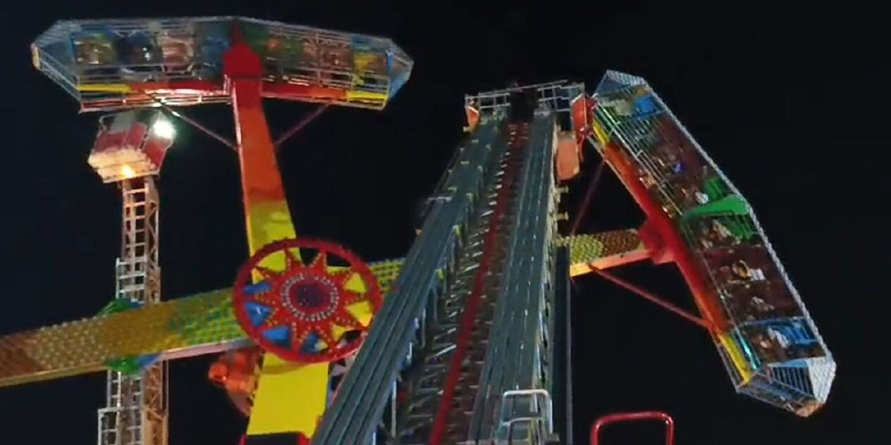 Lunaparkta 'çekiç' skandalı! Bir saat havada ters beklediler