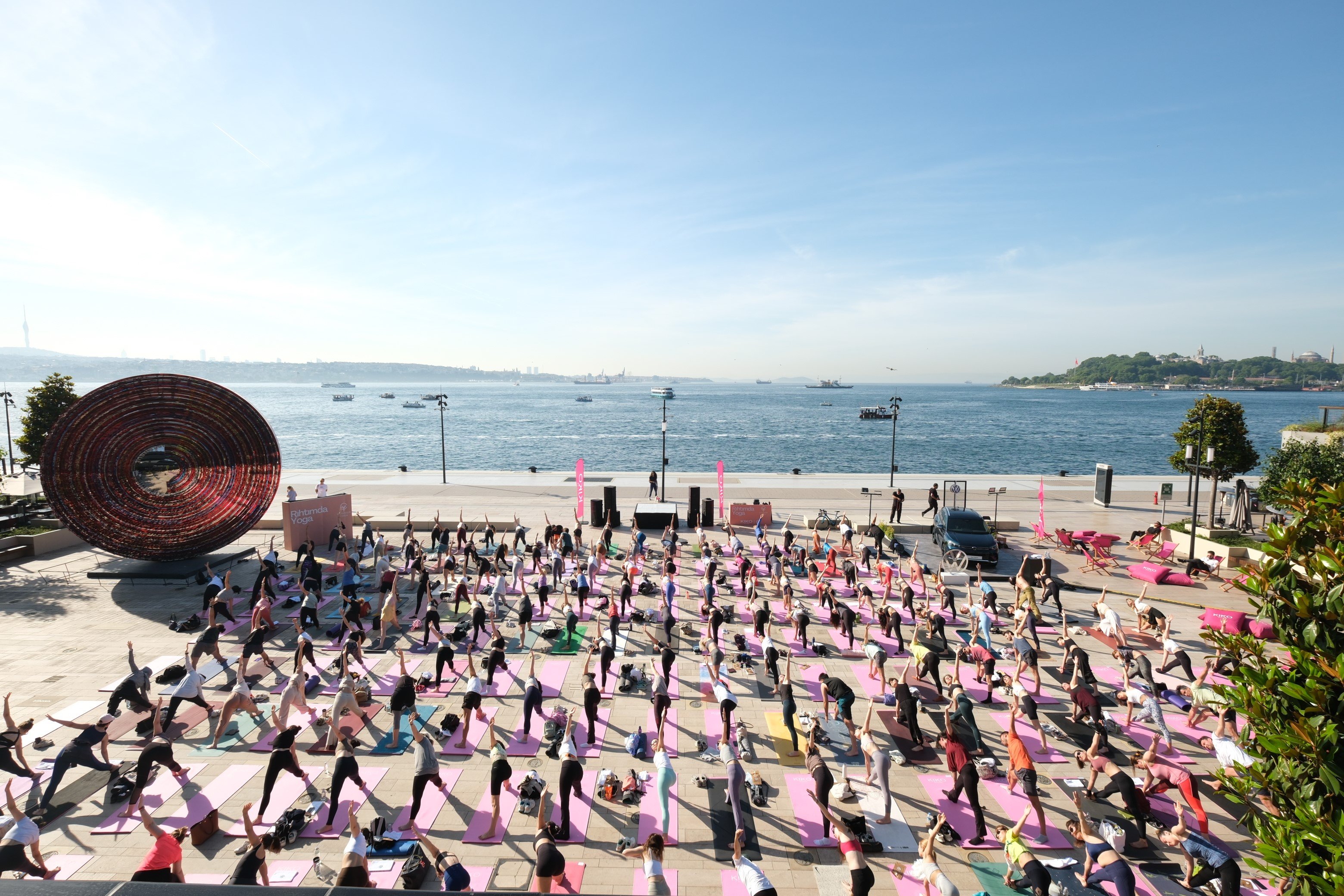 "Rıhtımda Yoga" Galataport'ta