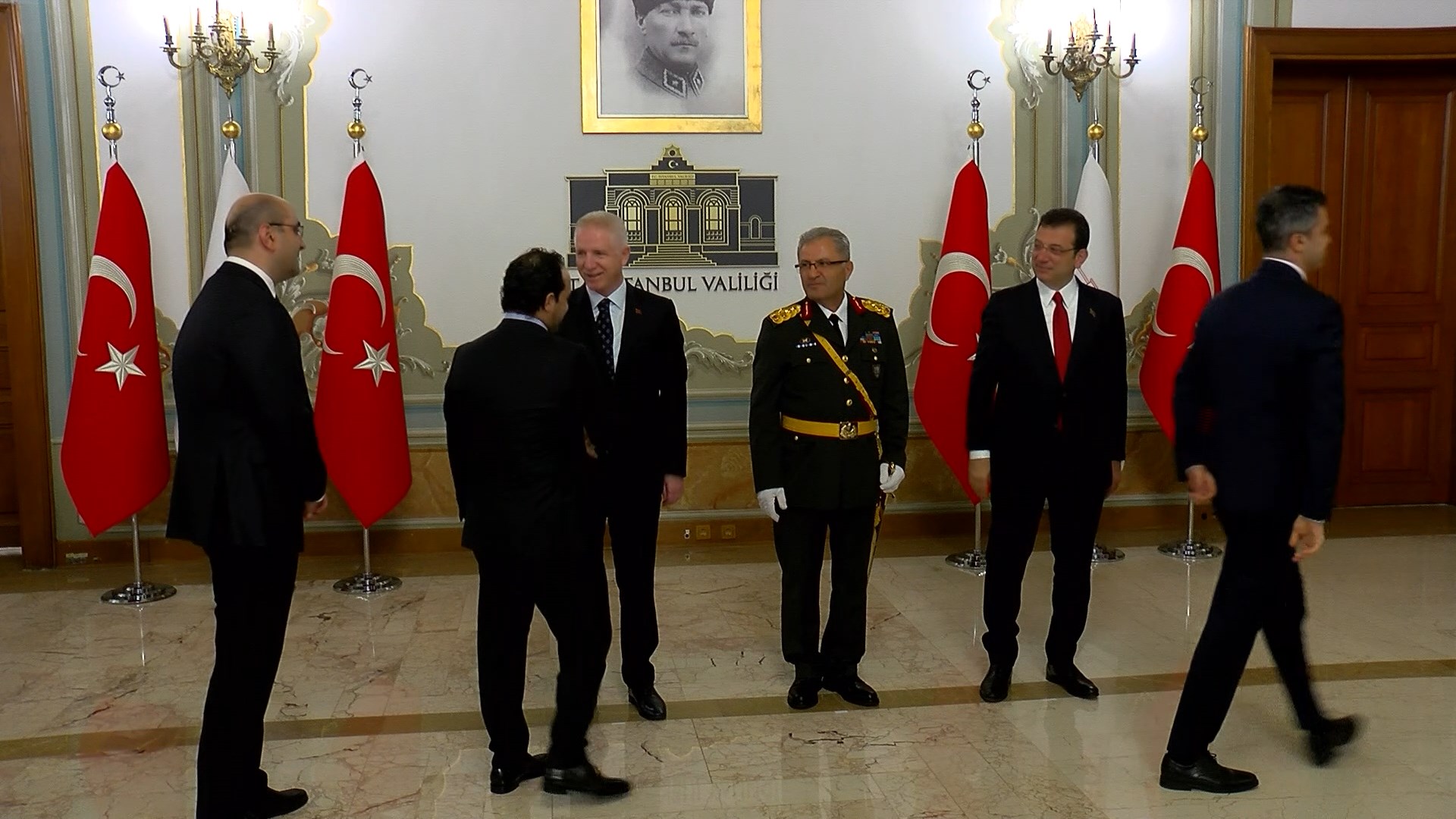 İstanbul Valiliğinde 30 Ağustos Zafer Bayramı töreni