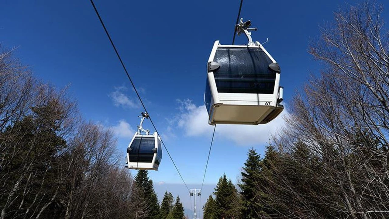 İstanbul'daki teleferik seferleri durduruldu