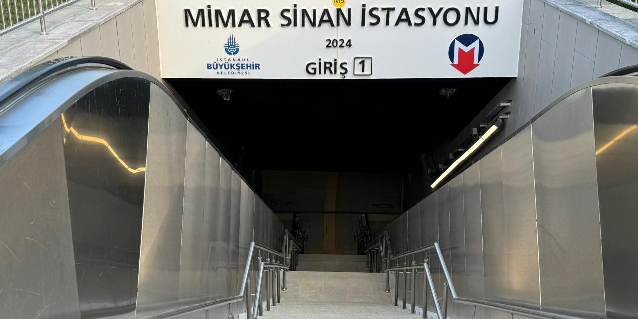 Ataköy-Olimpiyat Metro Hattı’nın Mimarsinan İstasyonu açıldı