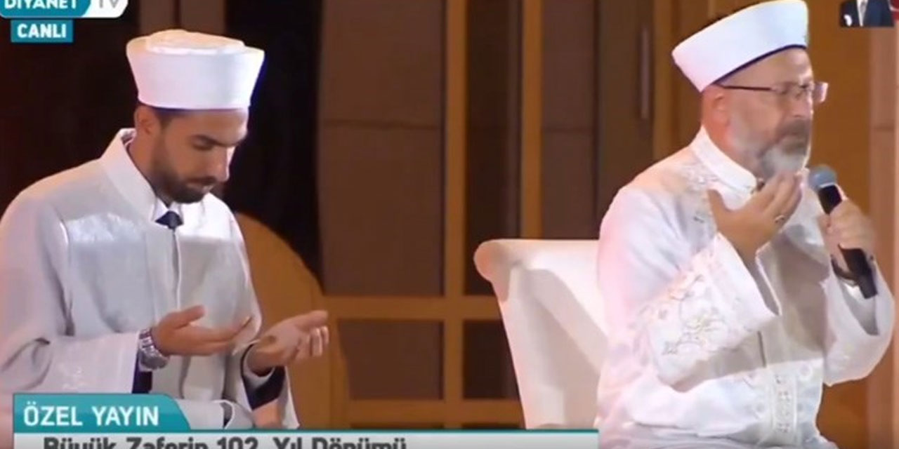 Cuma hutbesinde Atatürk'ü anmayan Ali Erbaş Külliye'de andı