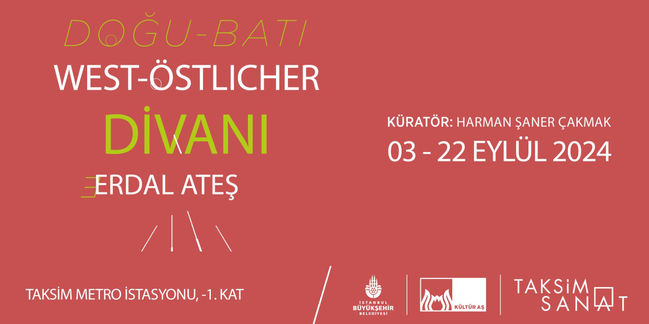 Erdal Ateş’in “Doğu-Batı Divanı” sergisi Taksim Sanat’ta sanatseverlerle buluşuyor