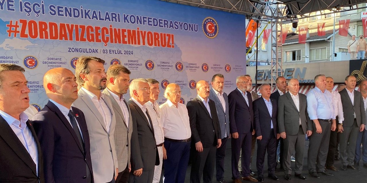 TÜRK-İŞ'in takım elbiseli yöneticileri 'Zordayız, geçinemiyoruz' dedi!