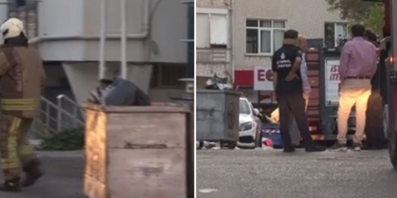 Maltepe'de kimyasal madde alarmı! Sokak trafiğe kapatıldı