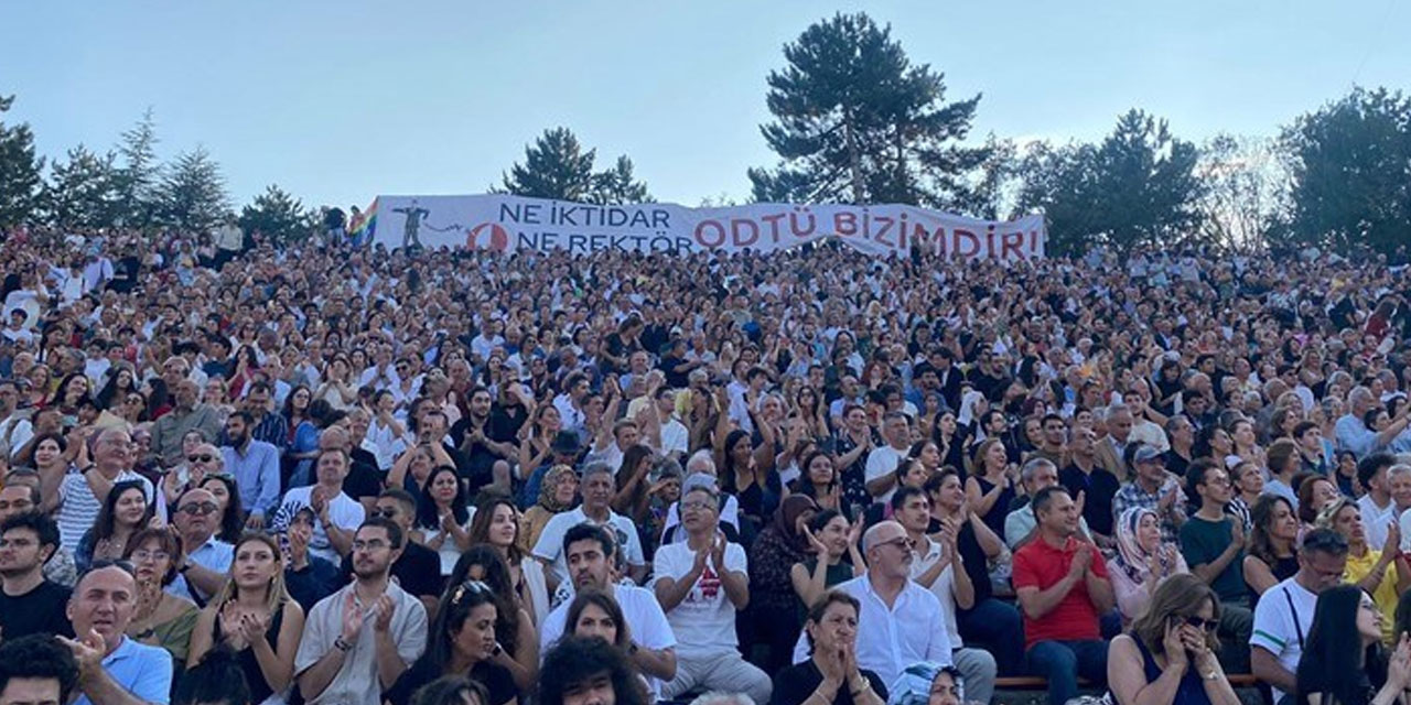 ODTÜ'de mezuniyet, eylem alanına döndü: Atanmış yeni rektör yuhalandı!