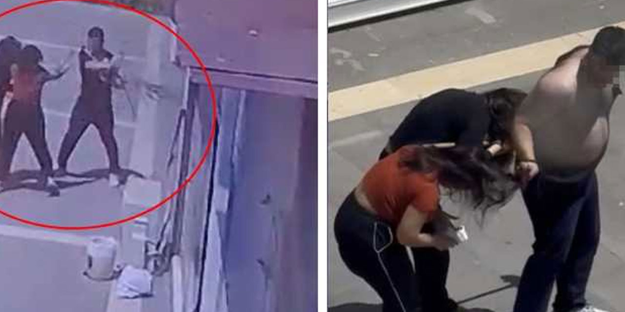 Sokak ortasında erkek şiddeti: Tehdit ettikten günler sonra anne-kıza saldırdı