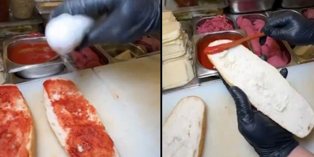 Yurttaşa artık reva görülen bu... 'İçi boş' dürümden sonra şimdi de 'sade tost'!