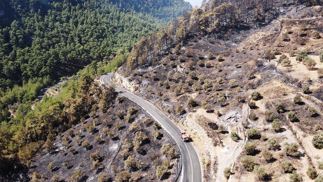 Muğla'daki orman yangını 3'üncü gününde kontrol altına alındı