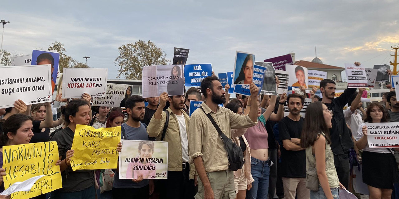 Kadıköy'de Narin için toplanan gençlere polis müdahalesi: Çok sayıda gözaltı var
