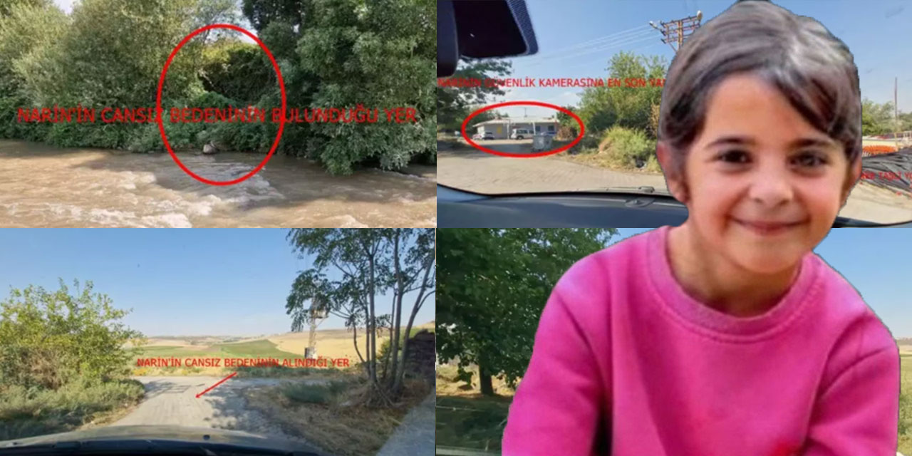 Narin’in bulunduğu derede keşif yapıldı: İşte en net görüntüler