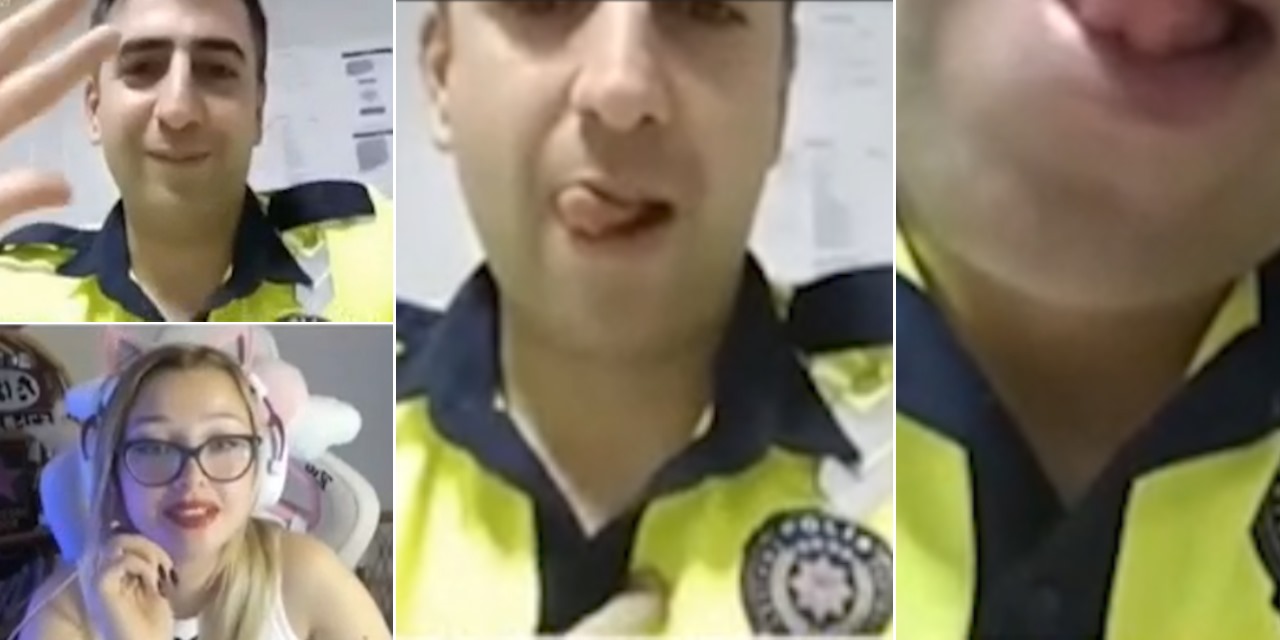 EGM'den açıklama: Uygunsuz davranışları olan o polis açığa alındı