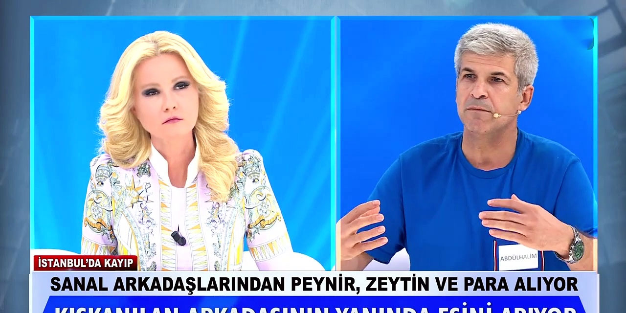 Eşini bulmak için sevgilisiyle Müge Anlı'ya katıldı; jigolo olduğu ortaya çıktı