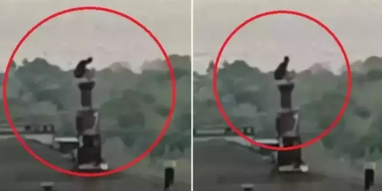 Samsun’da kaçan hükümlü çatının bacasında yakalandı