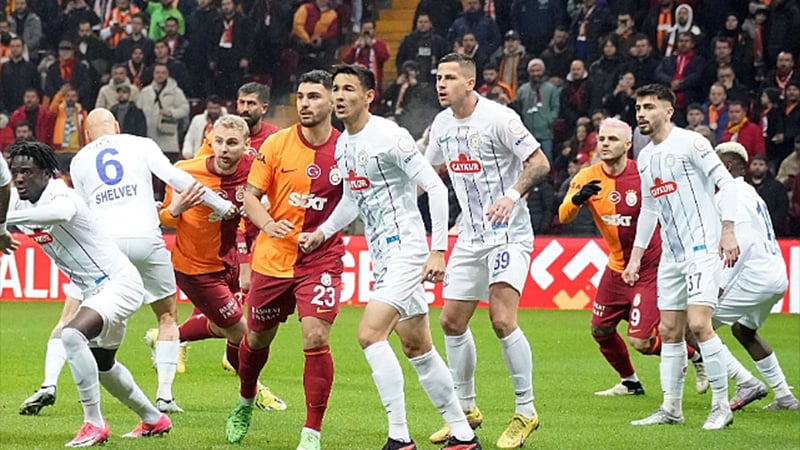 Galatasaray, Çaykur Rizespor karşısında farklı galip