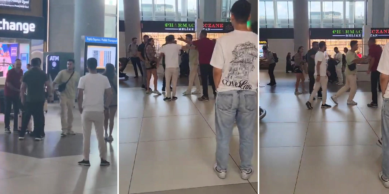 İstanbul Havalimanı'nda kargaşa: Eski eşini gören erkek çılgına döndü