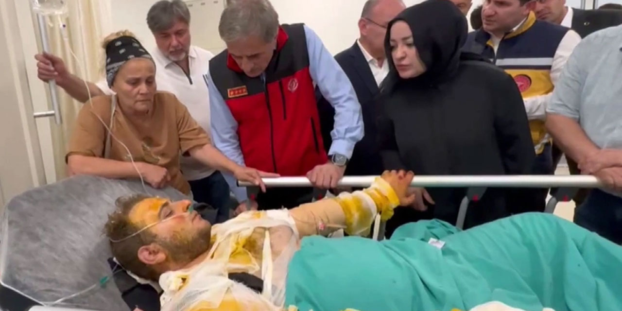 Büyük patlamada yaralanan işçi dehşet anlarını anlattı: '4 Saniye beyaz bir ışık yandı...'