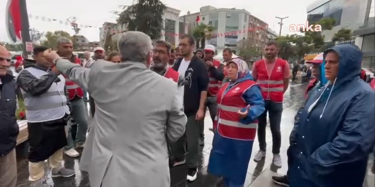 Polonez işçilerinin eylemine müftü müdahalesi