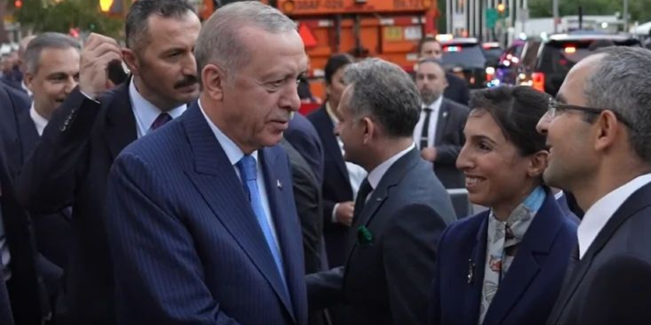 Erdoğan’dan ABD ziyareti: Hafize Gaye Erkan karşılama ekibinde yer aldı