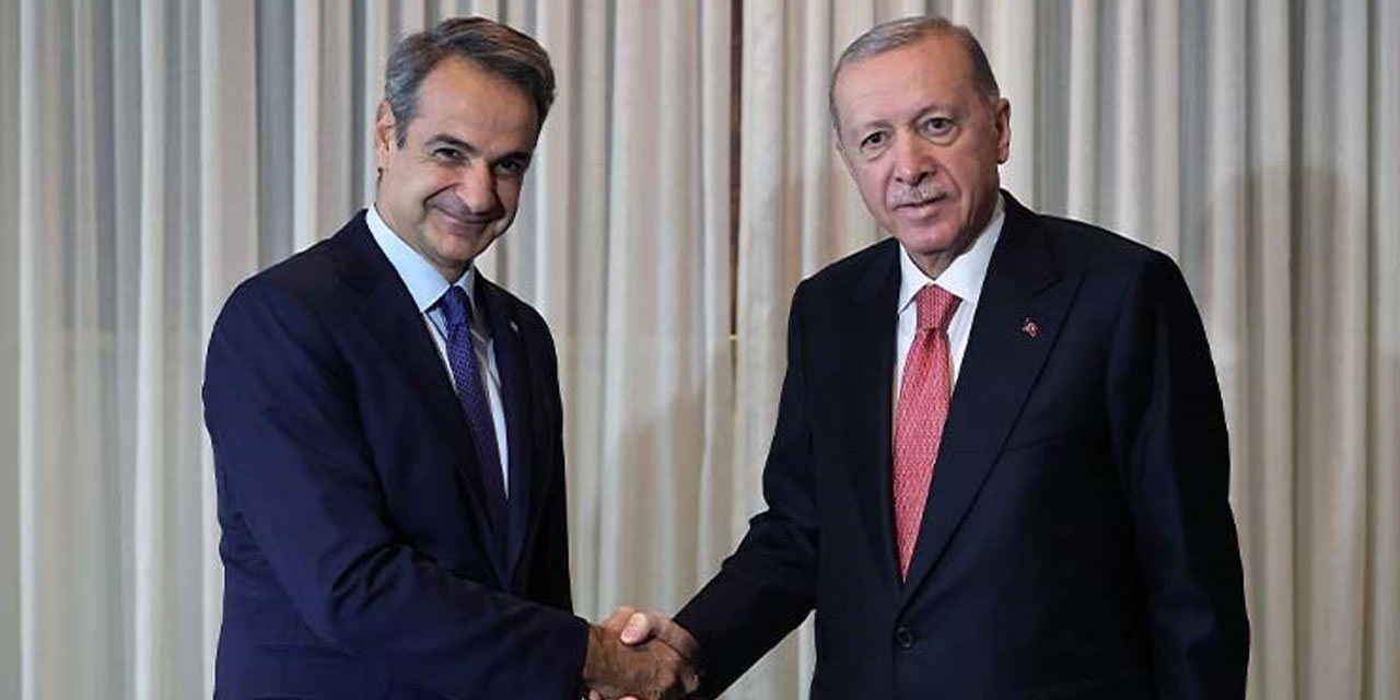 Erdoğan, BM Genel Kurulu'nda Miçotakis ile görüştü