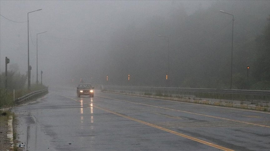 Meteoroloji'den sağanak ve sis uyarısı