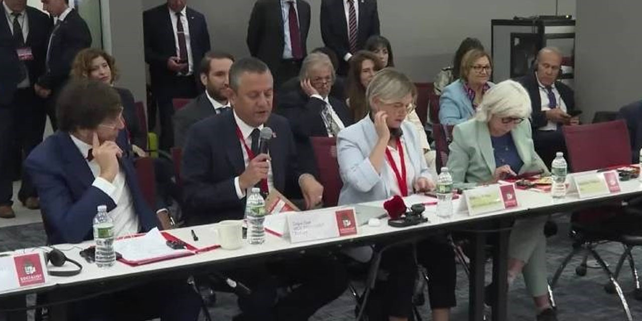 Özel, Sosyalist Enternasyonal Toplantısı'nda konuştu: Bir sonraki toplantı Ramallah’ta yapılmalıdır