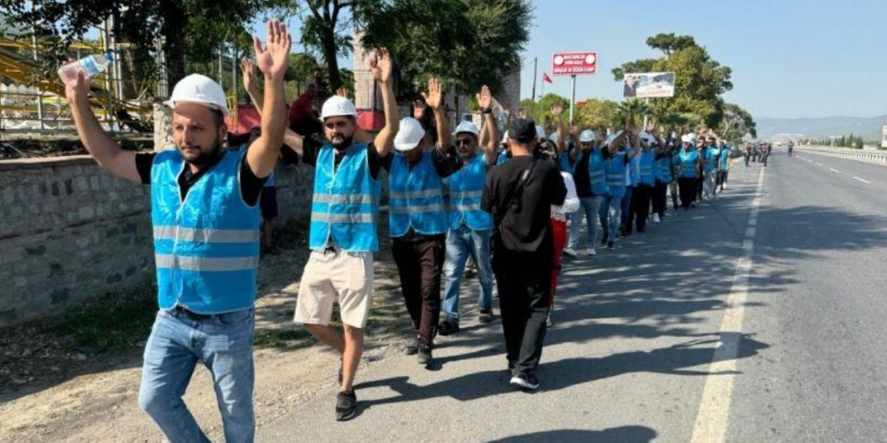 Fernas işçileri Soma'dan Ankara'ya yürüyor: Neredeyse bütün arkadaşların ayakları parçalandı
