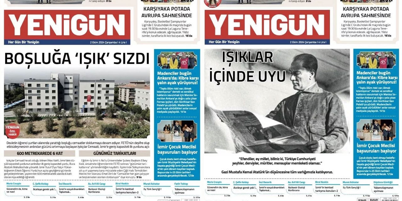 Sansür skandalı! Yenigün Gazetesi’ne ‘Işıkçılar’ engeli