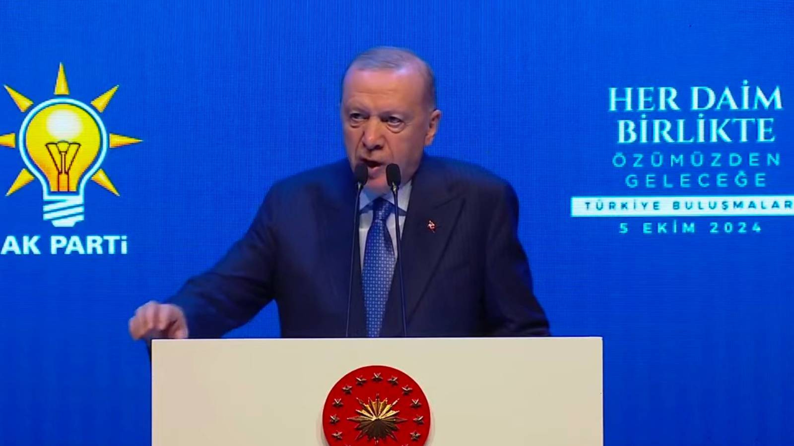 Erdoğan, AKP'nin 'Özümüzden Geleceğe Türkiye Buluşmaları' programında konuştu