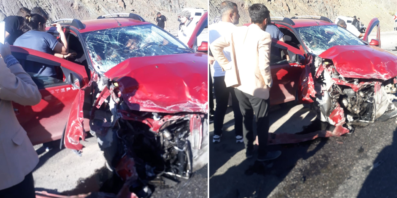 Vali Ali Çelik'in konvoyu kaza geçirdi: İki yaralı