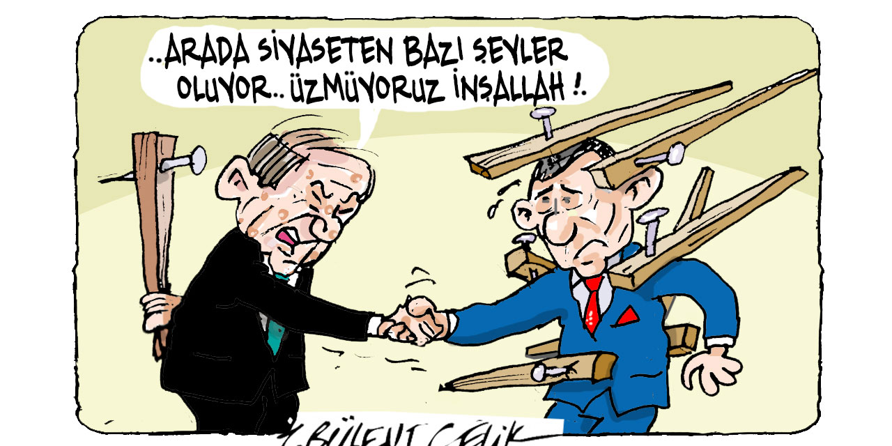 İ. Bülent Çelik'in 8 Ekim 2024 tarihli karikatürü