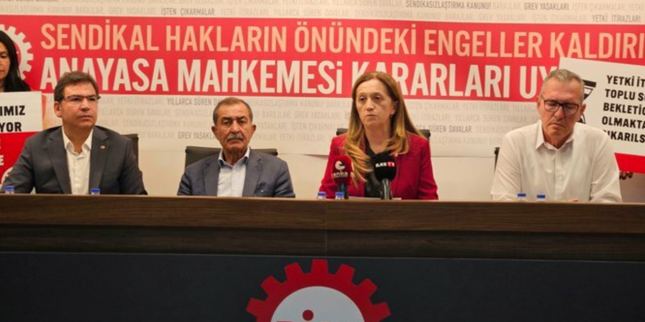 DİSK Başkanı Çerkezoğlu: Sendika haklarının önündeki engeller kaldırılmalı