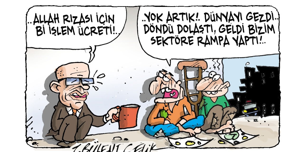 İ. Bülent Çelik'in 12 Ekim 2024 tarihli karikatürü