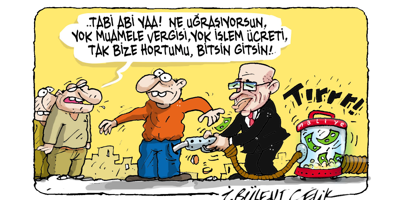 İ. Bülent Çelik'in 14 Ekim 2024 tarihli karikatürü